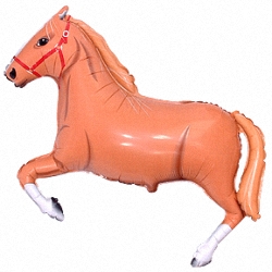 FM фигура большая 901625 Лошадь Фольга светло-коричневая