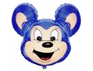 FM фигура большая 901515 Микки-Маус Фольга синяя