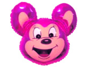 FM фигура 902515 голова Мики Маус розовый МИНИ 14" фольгированный шар