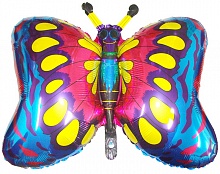 FM фигура большая 901604 Бабочка Фольга  голубая