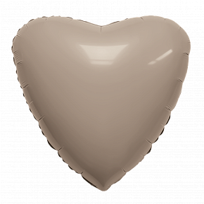 Agura сердце 30'/ 76,5 см (в упаковке) мистик латте 221141 Фольга