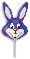 FM фигура 902537 Заяц фиолетовая МИНИ 14" фольгированный шар