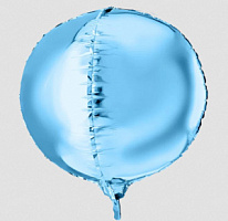 Сфера малая, 25'/64 см Холодный голубой 758632 Фольга Агура